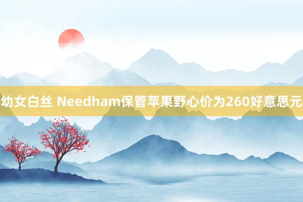 幼女白丝 Needham保管苹果野心价为260好意思元