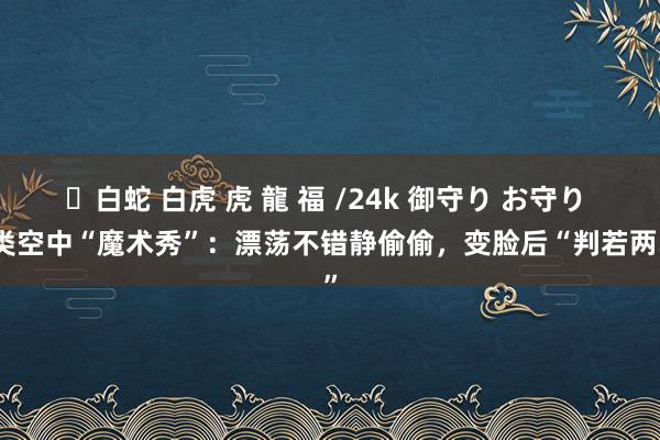 ✨白蛇 白虎 虎 龍 福 /24k 御守り お守り 鸟类空中“魔术秀”：漂荡不错静偷偷，变脸后“判若两鸟”