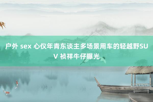 户外 sex 心仪年青东谈主多场景用车的轻越野SUV 祯祥牛仔曝光