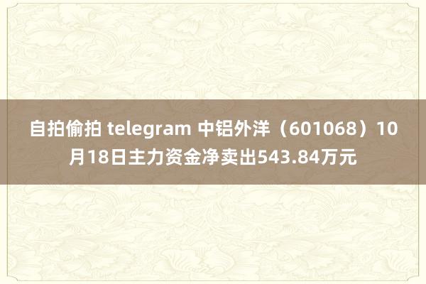 自拍偷拍 telegram 中铝外洋（601068）10月18日主力资金净卖出543.84万元